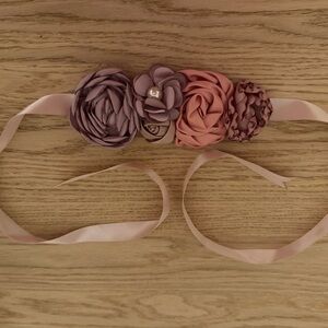 Joyfolie girls small satin floral belt must have accessory new without tags